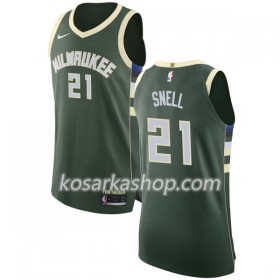 Dres Milwaukee Bucks Tony Snell 21 Nike 2017-18 Zelena Swingman